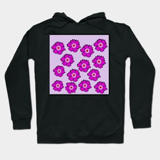 Pert Pink Flowers Hoodie